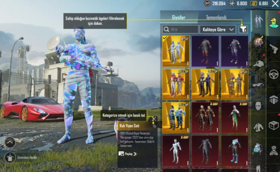 Full Hesap - 8 X-Suit Buz M4 7sv