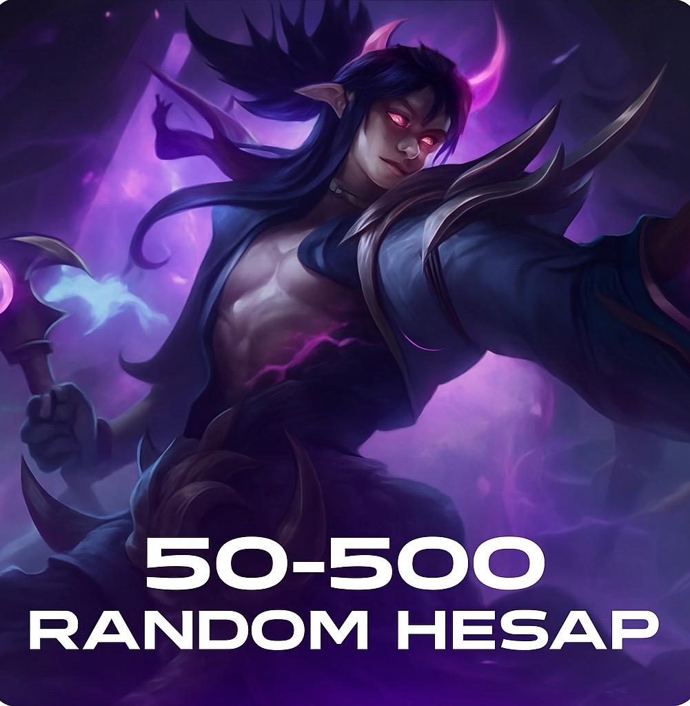 50-500 Skin Random Hesap