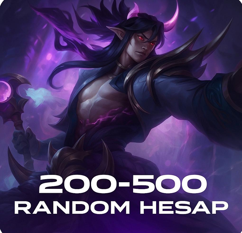 200-500 Skin Random Hesap