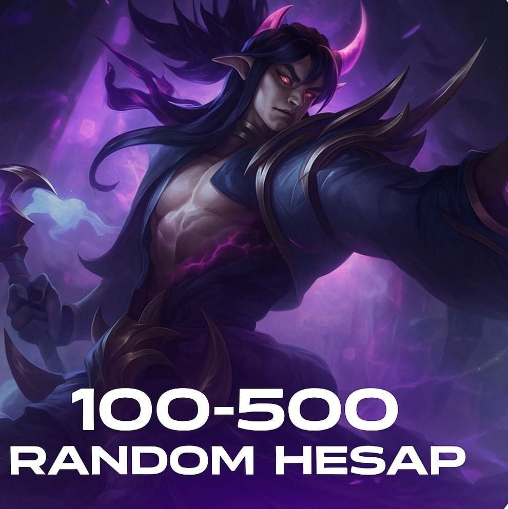 100-500 Skin Random Hesap